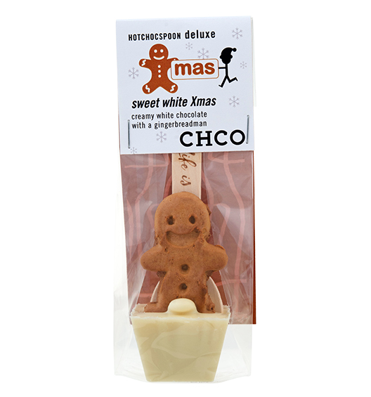 Choc Spoon Sweet white Christmas